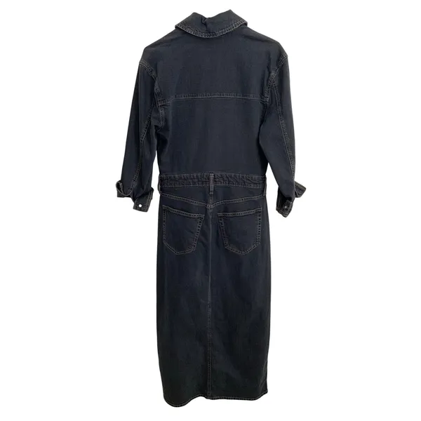 Universal Threads Women's‎ Long Sleeve Denim maxi dress size 4 - Image 3