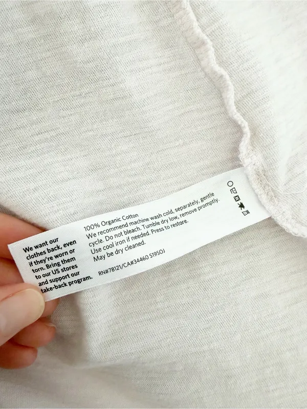 Eileen Fisher 100% Organic Cotton T Shirt Pale Pink Size Large Minimalist Casual - Image 4