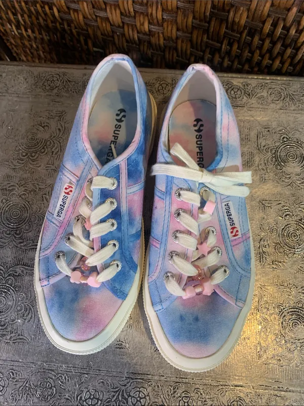 Superga Tie Dye Sneakers Size 36 - Image 2
