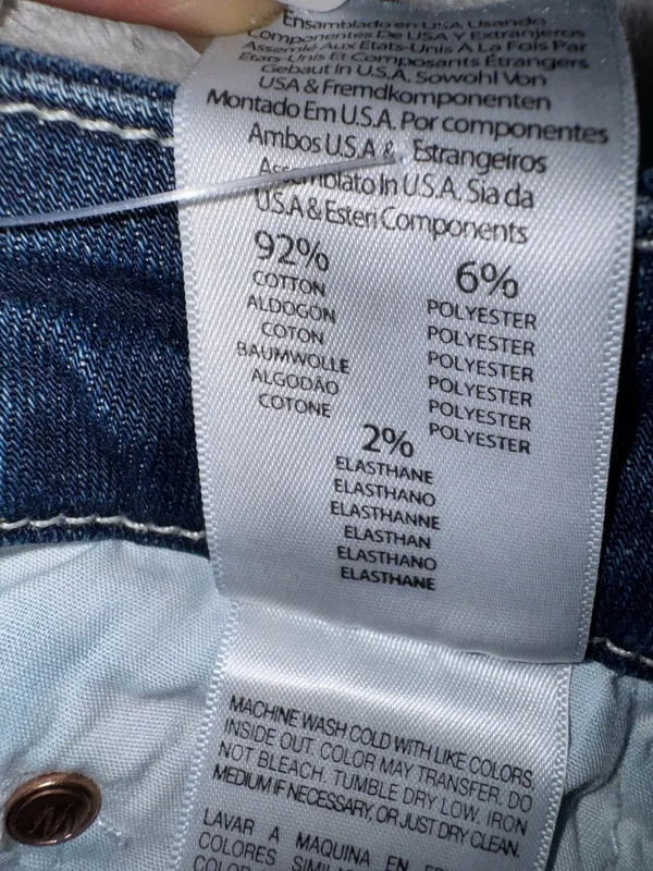 Mother The Looker Chew Ankle Skinny Jeans Size 25 - Image 9
