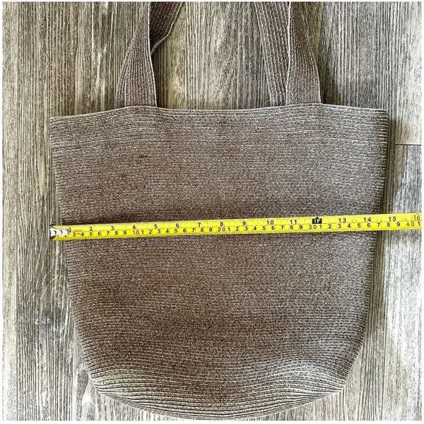 Eric Javits New York Squishee Tote Bag Tan - Image 10