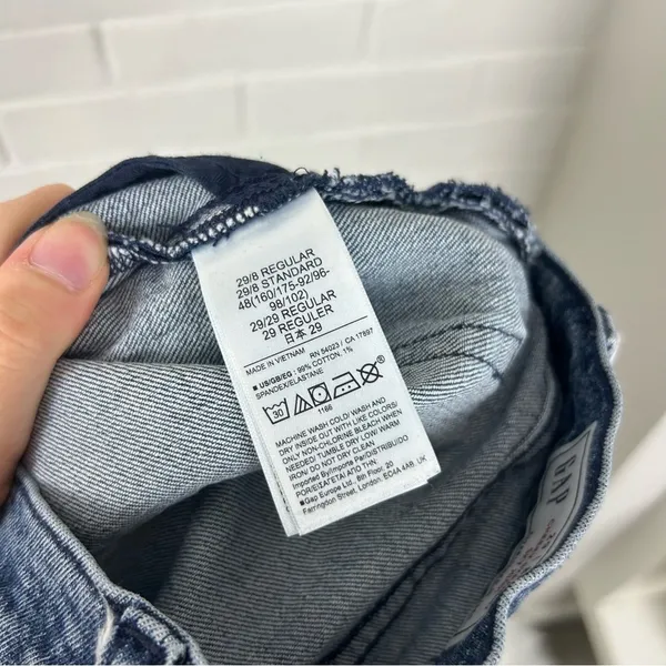 Gap Cheeky Straight Sky High Jeans Size 29 | 8R - Image 4