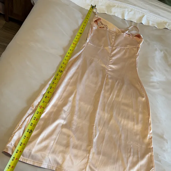 Satin Cowl Neck Midi Dress - Image 7