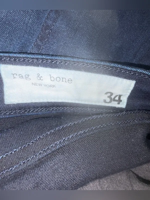 NWT rag & bone Nina straight high dark rise jeans 34 - Image 11