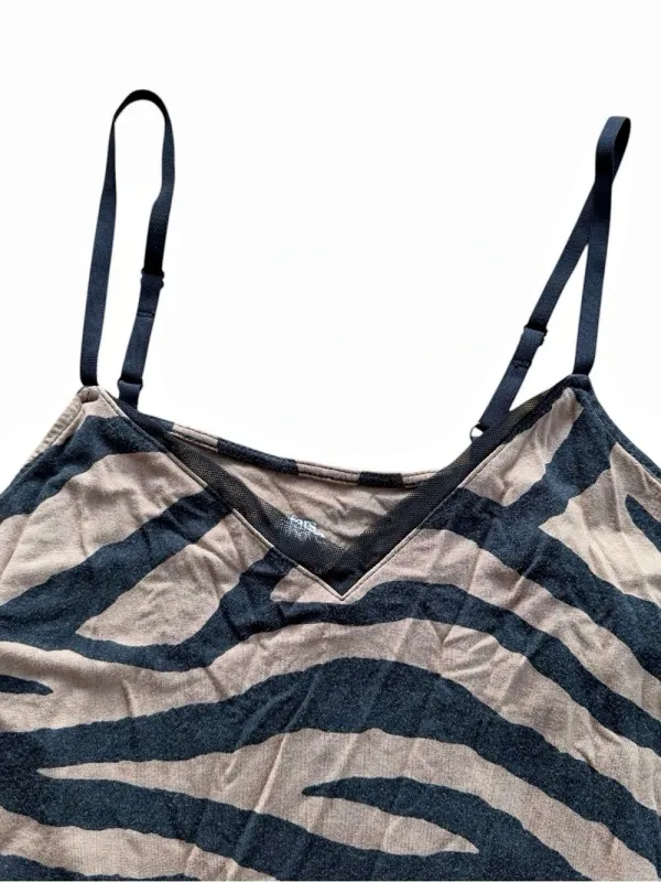 Stars Above Womens Large Zebra Print Cami Cami Top Soft Modal Adjustable Straps - Image 3