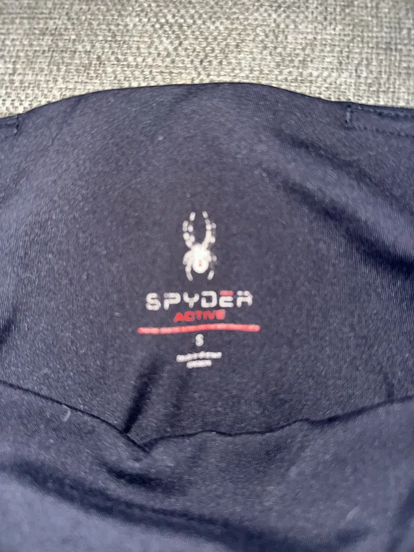 Spyder Active Black Leggings With Ankle Zip - Image 2