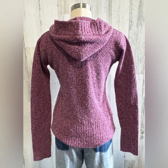 Columbia Hooded Button-Up Purple Sweater small‎ gorpcore layering - Image 6