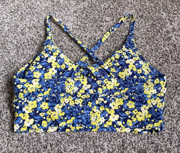 Aerie Offline by Real Me Strappy Floral Sports Bra Large - Image 3