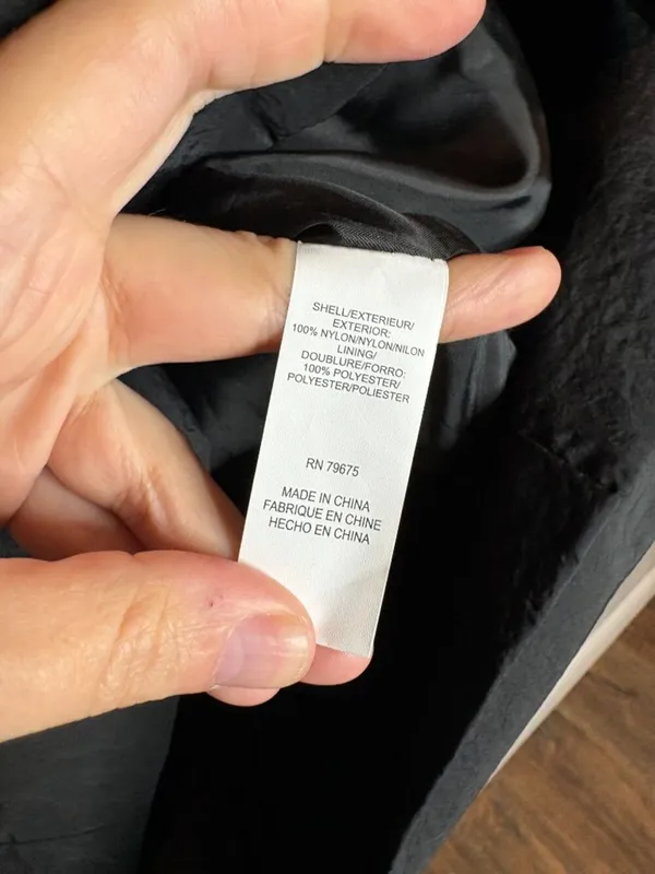 Lucky Brand black cinch waist windbreaker jacket - Image 4