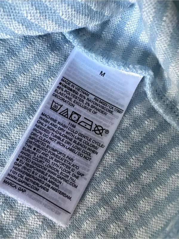 Gap Gingham Pointelle Shell Tank Top, Med - Image 11