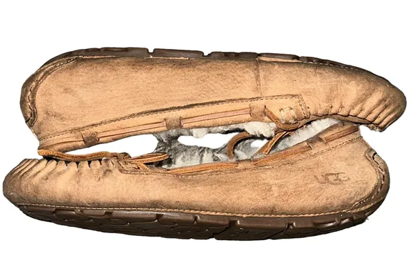 UGG Suede Moccasin Slippers - Image 2