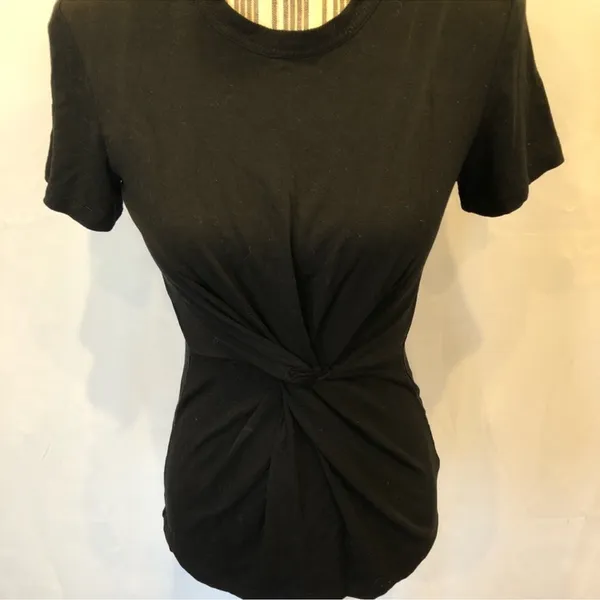 Derek Lam 10 Crosby Twist Knot Front T-shirt Size Small - Image 4