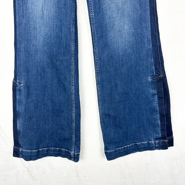 Idyllwind Gwynn High Risin Trouser Flare Jeans Size 8 Western Rodeo Stretch - Image 6