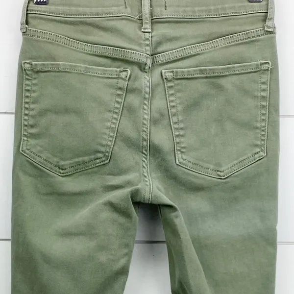 Free People Womens Skinny Jeans W26 Grunge Indie Festival Distressed‎ Sage Edgy - Image 5