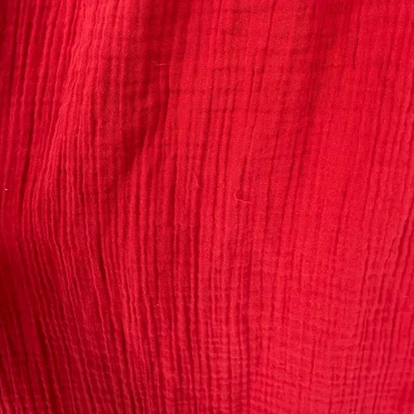 RED CARTER Red One‎ Shoulder Gauze Maxi Dress Boho Beach Vacation Size XS - Image 4