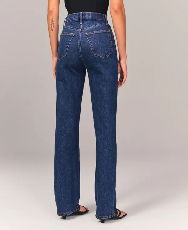 Abercrombie Ultra High Rise 90s Straight Jean - Image 5