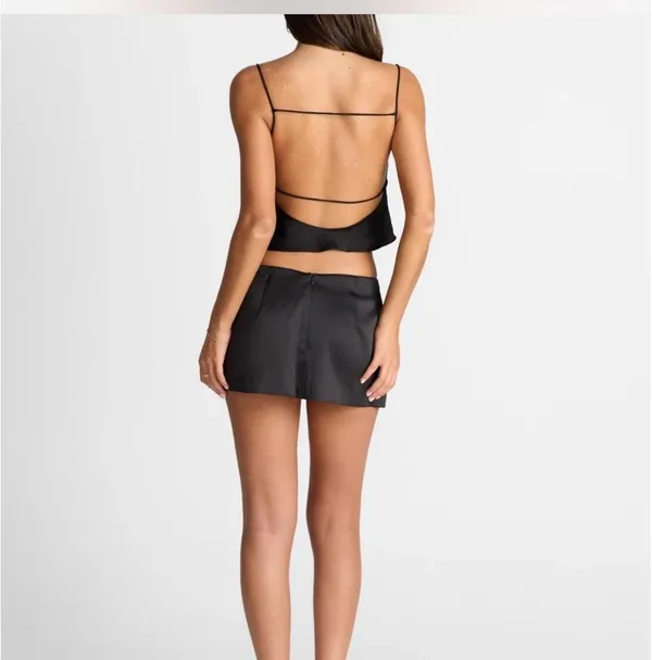 Sasha Therese micro skirt Black - Image 2