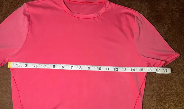 Lululemon Wundermost Ultra-Soft Nulu Crewneck Cropped T-Shirt Glaze Pink XS - Image 5