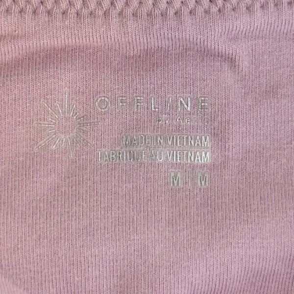 462 | NWT Offline by Aerie Pink Tube Top Bandeau‎ Stretch Cropped Womens Medium - Image 5