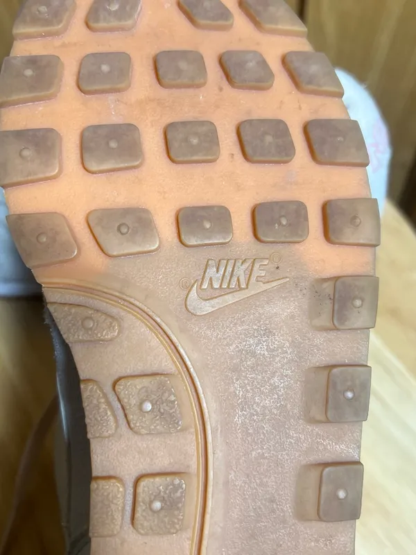 Nike Women's Suede Lace-Up Sneakers in Light Pink/Off-White - Image 6