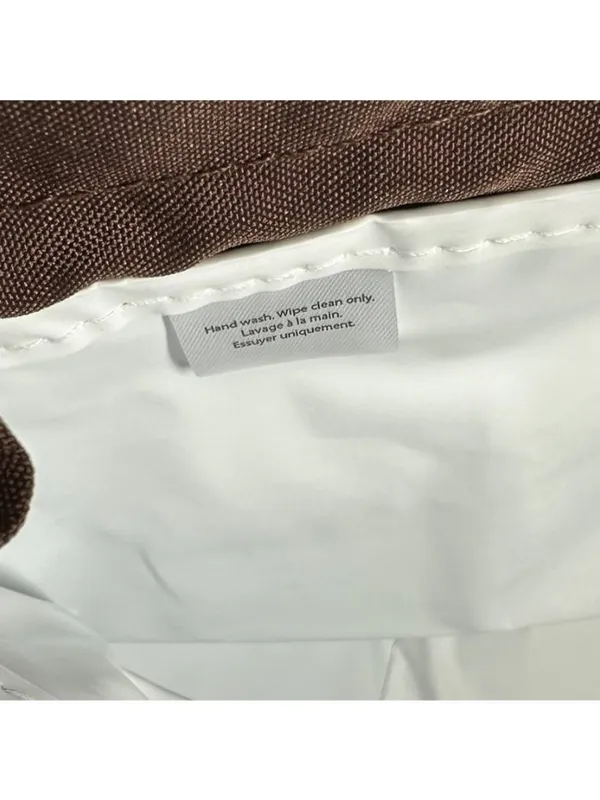 Modern Picnic Insulated Lunch Tote Brown Nylon Cooler Bag NWT Reusable Work - Image 5