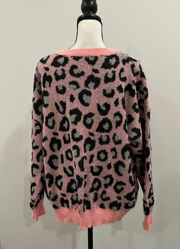SheIn Curve Animal Print Sweater - Image 3