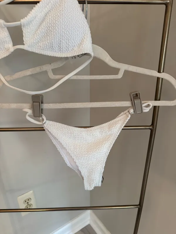 White Bikini Shein Set - Image 3