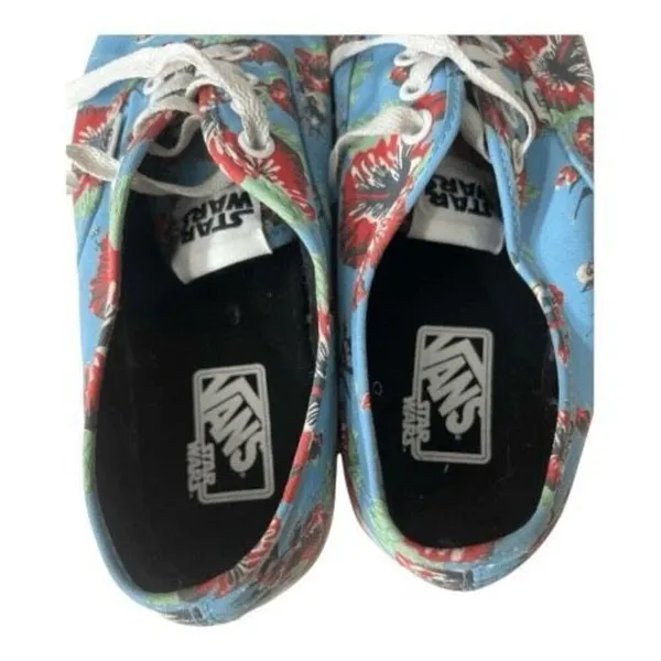 VANS Aloha Yoda Star Wars Blue Shoes Men 6 Women 7.5 May The Force Be With You - Image 7