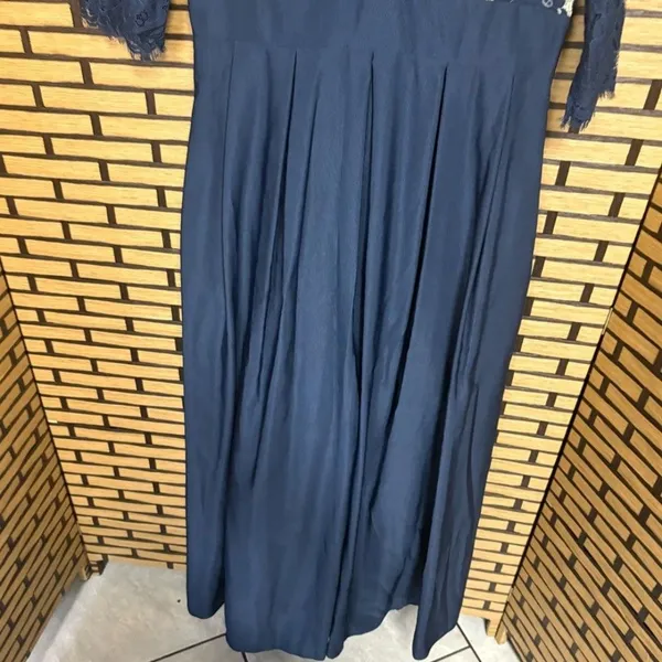 Eliza J. Blue Lace Gown Size 12 - Image 5