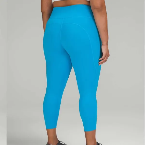 Lululemon Fast and Free 25” High-Rise Leggings in Azure - Image 2
