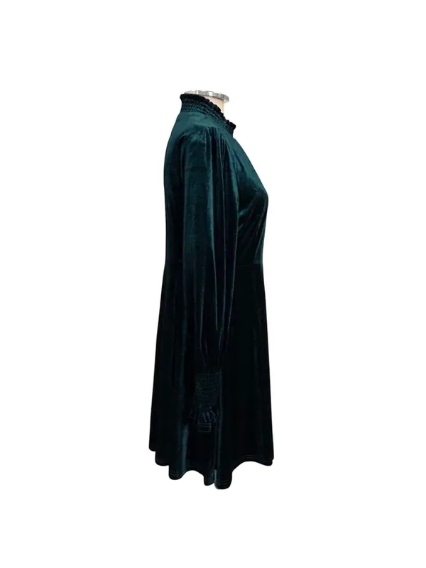 NEW Baltic Born Tina Velvet Dress In Emerald Green Size Large - Image 4
