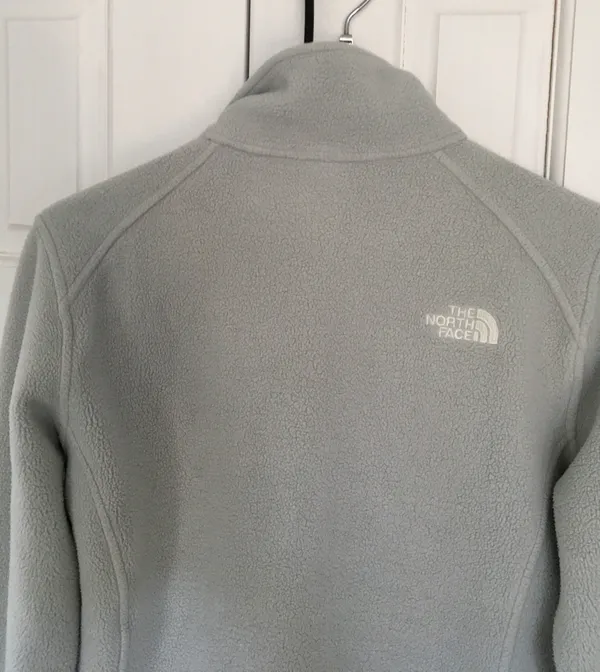 North Face Women’s Fleece Jacket Size M Gray - Image 4