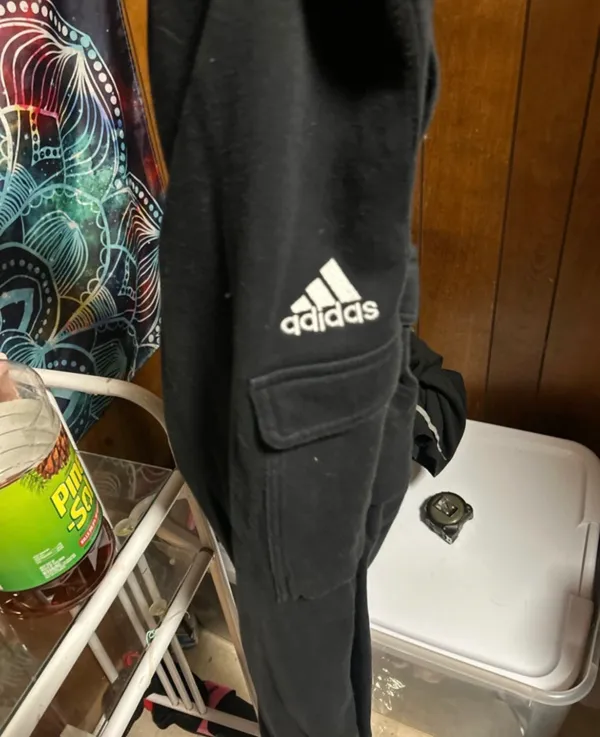 Adidas Sweatpants Black - Image 3