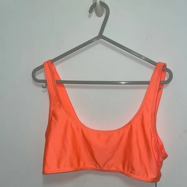 𝅺prettylittlething Orange Sports Bra - Image 2