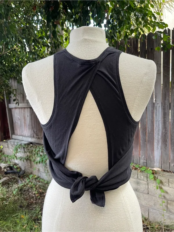 Lululemon All Tied Up Tank Top Expression black yoga Pilates gym training active - Image 5