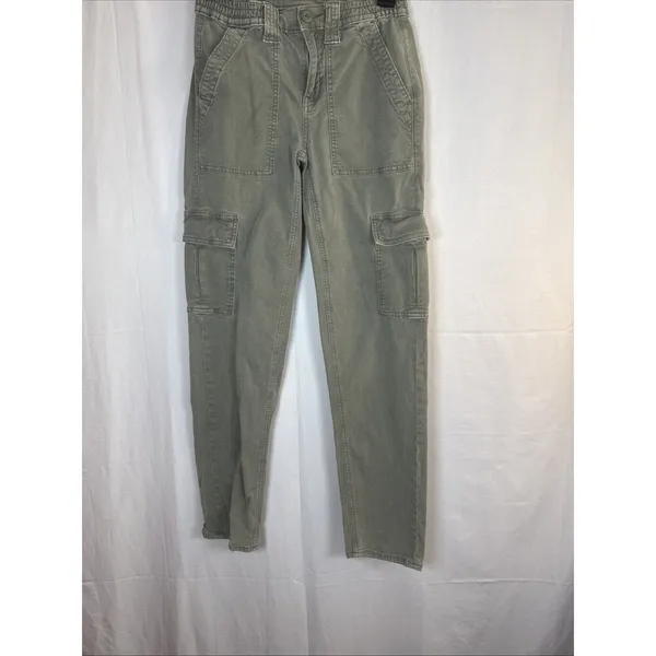 Women’s American Eagle Green Cargo Pants Size 00 Preowned - Image 3