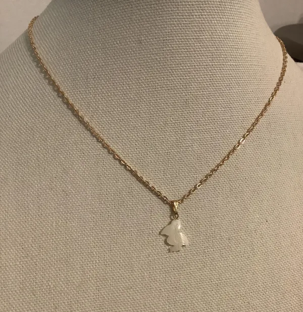 Vintage Pelican Pendant & New Chain - Image 5