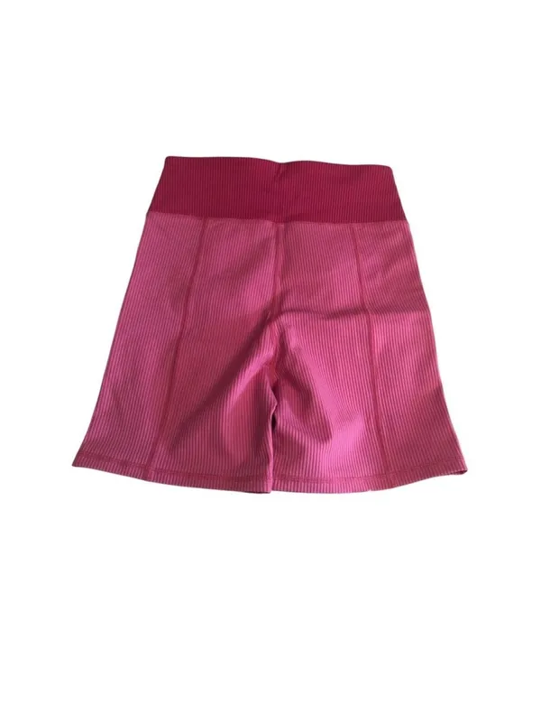 For Love & Lemons Dani Biker Shorts Bubblegum Rose Size M Pink NWT - Image 4