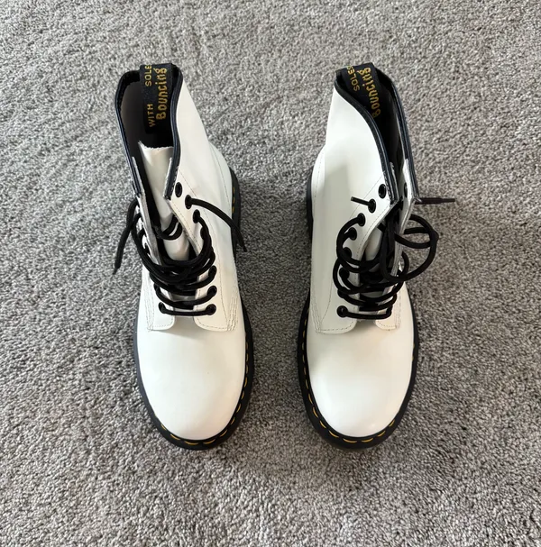 Dr. Martens boots white - Image 2