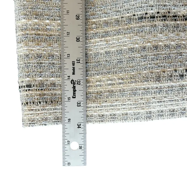 CeCe Cynthia Steffe Metallic Tweed Dress White Sz 2 - Image 14