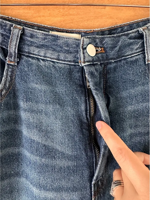 Pilcro Anthropologie High Rise Relaxed Wide Leg Jeans Women’s size 30T Tall - Image 5