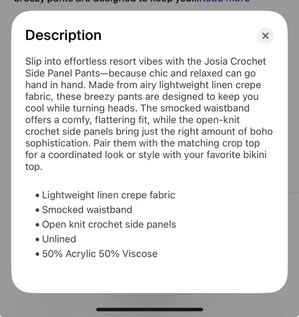 Linen pants VICI  - Image 5