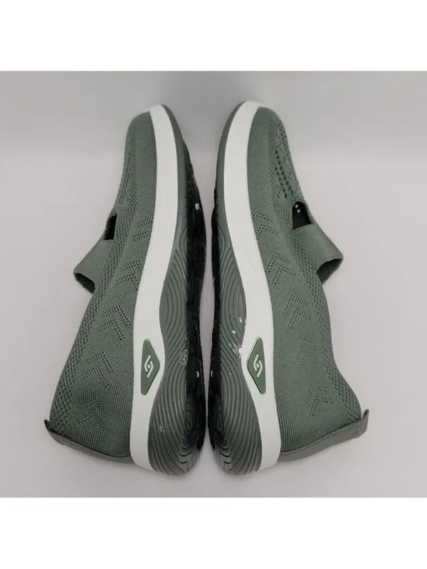 Women's Breathable Mesh Slip On Sneakers Comfortable Lightweight Walking Shoes - Image 9
