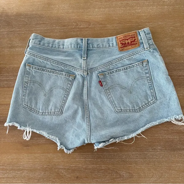 Levi's Distressed Denim Shorts - Image 2