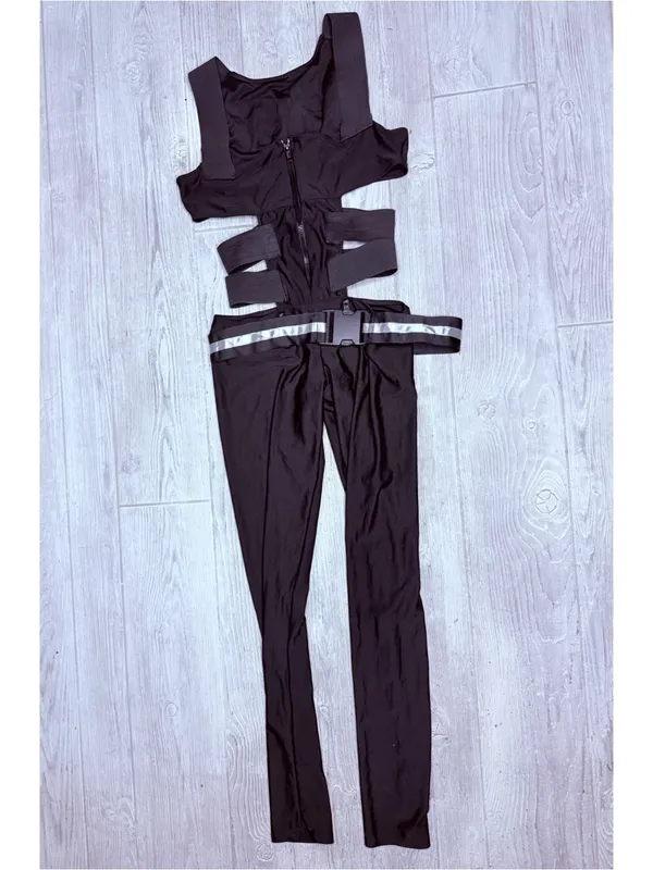 Leg Avenue women’s one piece jumper swat Halloween costume with belt sm - Image 6