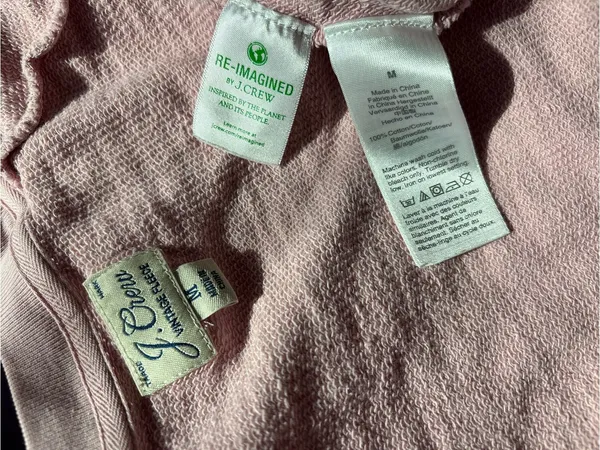 J. Crew Light Pink Crewneck Sweatshirt - Image 2
