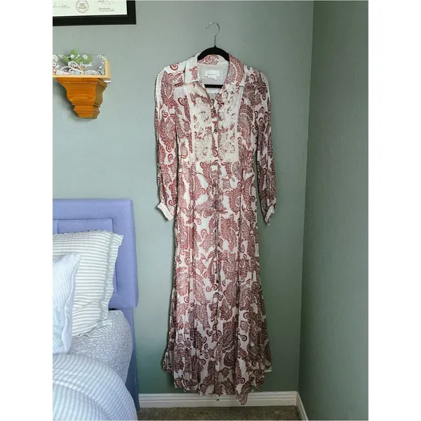 Anthropologie Allaire Maxi Shirtdress Size XS - Image 2