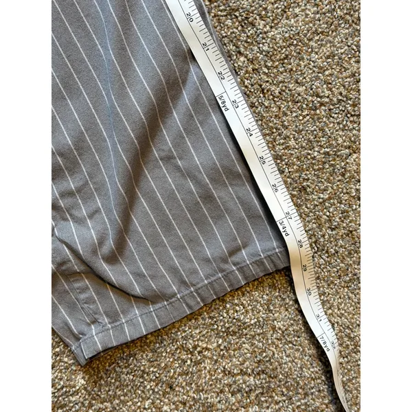 Aerie Off Duty Flannel Pajama Set. Gray/white. Size XXS - Image 9