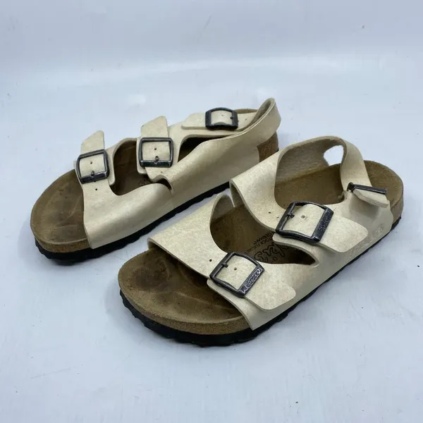 Unisex Birkenstock Alpro White Sandals Sz: EU 36 - Image 4