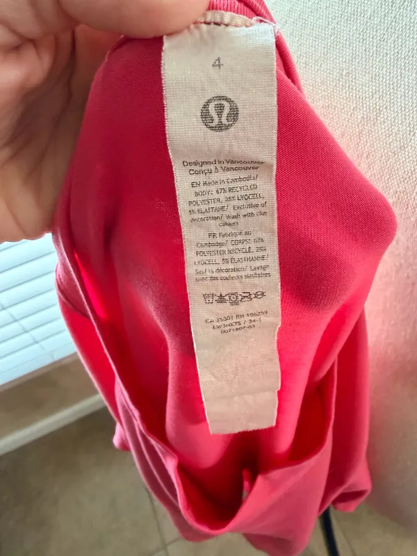 lululemon athletica Short Sleeve Crew Tee in Vibrant Pink - Image 7